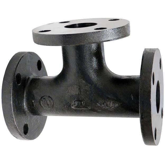 Тройник 65 ТФ чугунный фланцевый с ЦПП вчшг фото 1