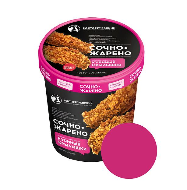Крылья куриные запечённые в панировке 300 г опт фото 1