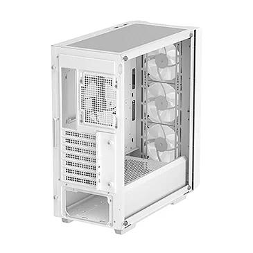 Корпус Deepcool CC560 MESH V2 WH без БП, боковое окно (закаленное стекло), 3x120мм ARGB LED вентилятор спереди и 1x120мм ARGB LED вентилятор сзади, белый, ATX фото 4