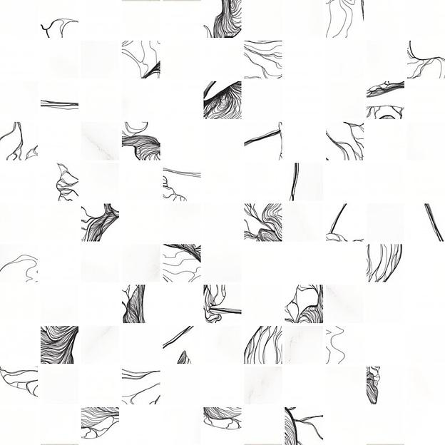 Плитка керамическая MEISSEN Elegance 300x300 декор белый мозаичный 14574 (EG2O051) фото 1