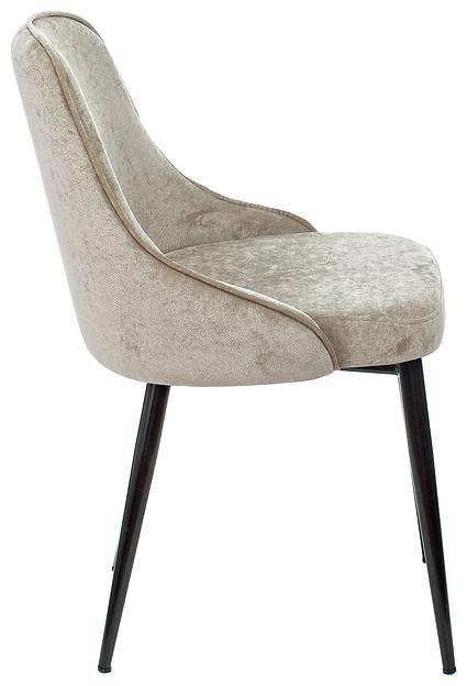 Стул для кухни Бюрократ KF-5 песочный Light 21 металл черный на ножках (KF-5/LT21) фото 3