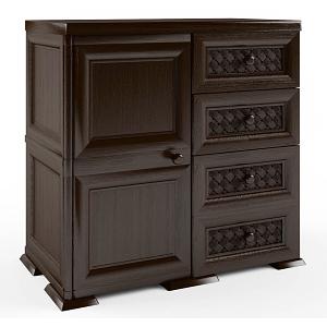 Шкаф Э-110 (шоколадный) фото 1