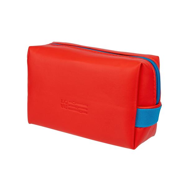 Косметичка Д165 Ш70 В110, алый, синий фото 1