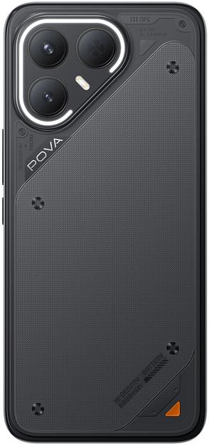 Смартфон Tecno POVA 7 Pro 5G 256Gb 12Gb черный моноблок 3G 4G 6.8" 1080x2460 Android 14 50Mpix 802.11 a/b/g/n/ac NFC GPS GSM900/1800 Protect фото 3