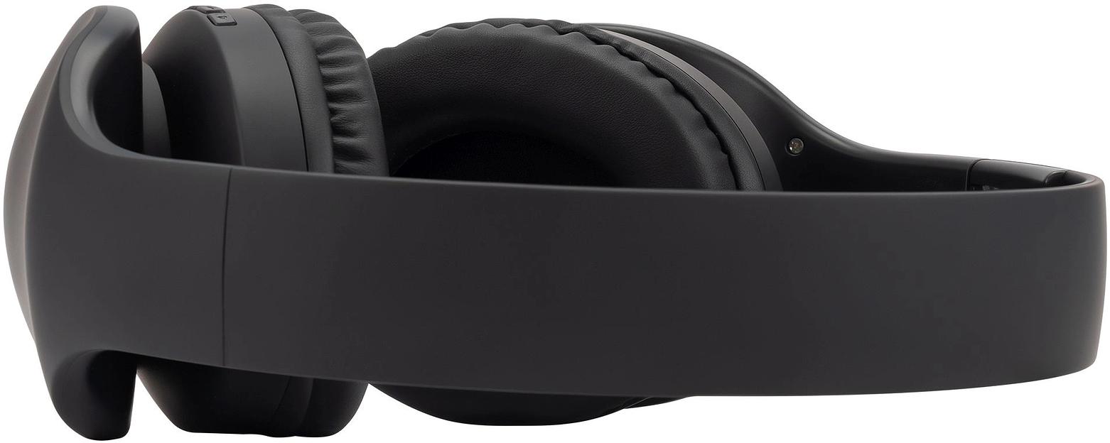 Гарнитура накладные Hyundai H-HP104 черный беспроводные bluetooth оголовье фото 6