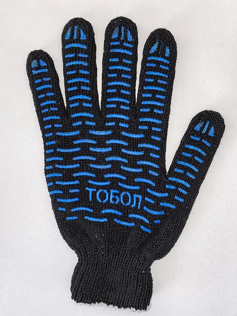 Трикотажные перчатки «Мастер» 5-нитки с ПВХ фото 2