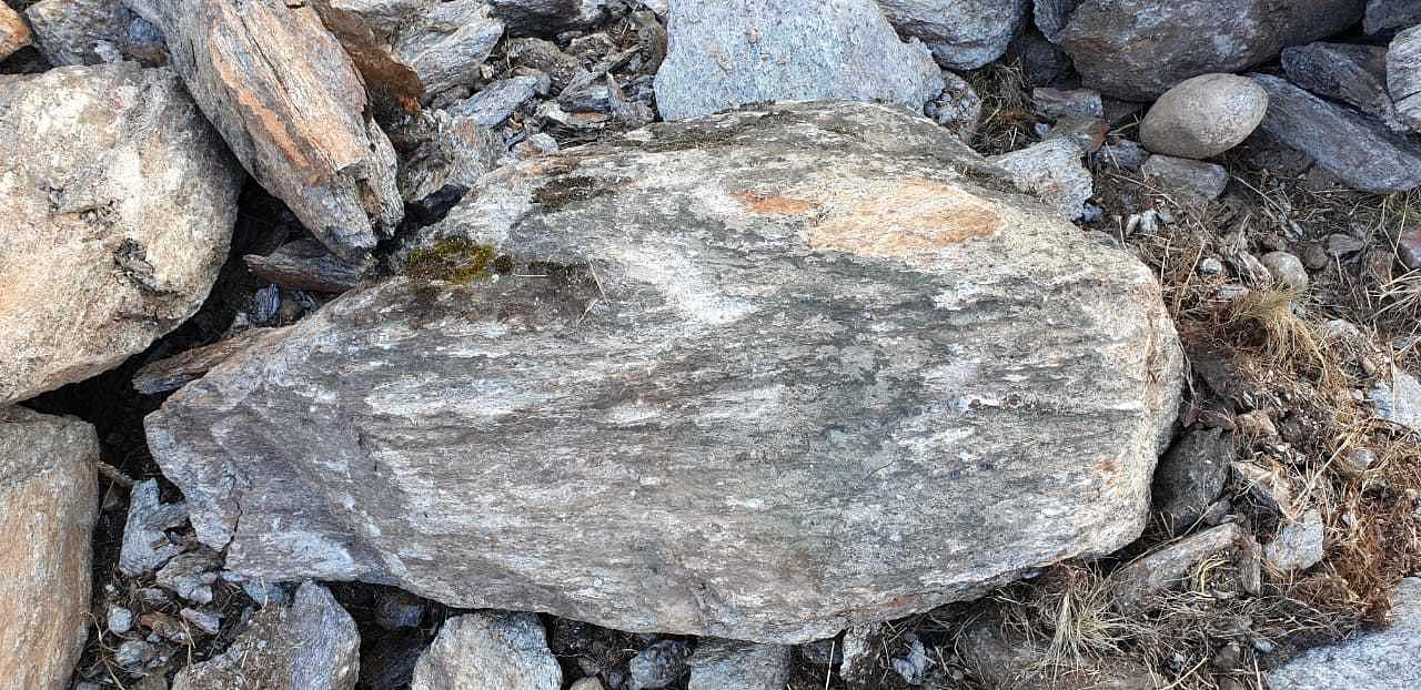 Глыба камень сланец Серебро /тн (800-1200 мм) фото 1