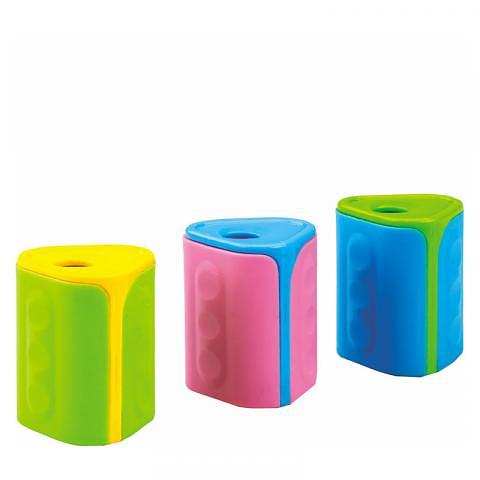 Точилка пластиковая с 1 лезвием, с контейнером, ассорти, Centrum фото 1