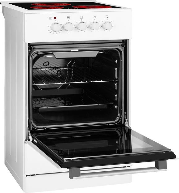 Плита Электрическая Weissgauff WES E2V05 W белый стеклокерамика (без крышки) фото 4