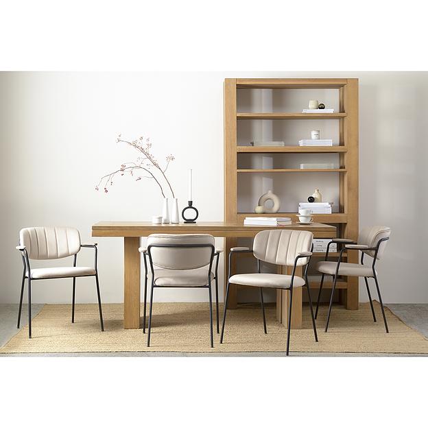 Стул Eirill, велюр, серо-бежевый фото 10