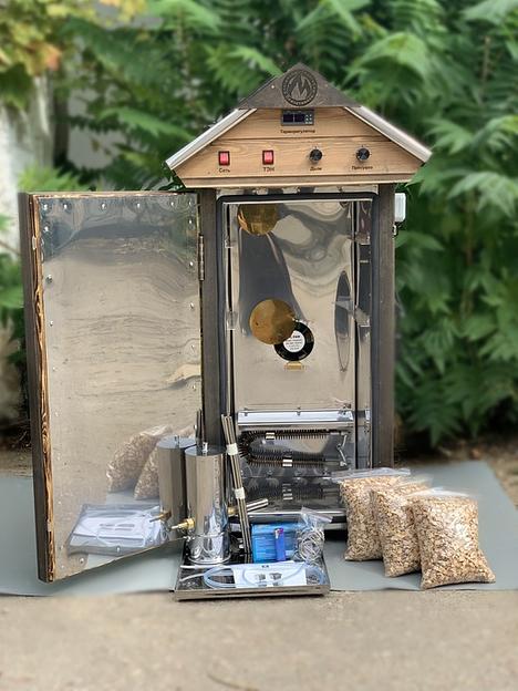 Коптильня для горячего и холодного копчения «Дачная» 90 НД фото 4