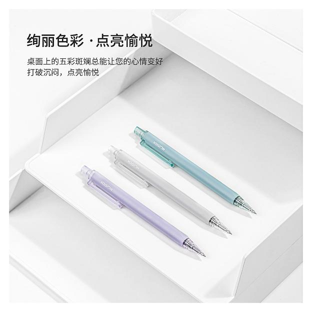 Ручка гелев. Deli Nusign NS649 ассорти черные автоматическая линия 0.5мм фото 5