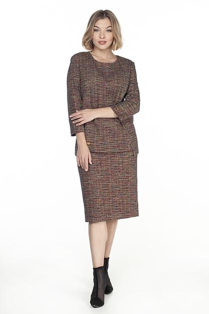 Юбка женская  114/01/Черный, желтый  фото 2