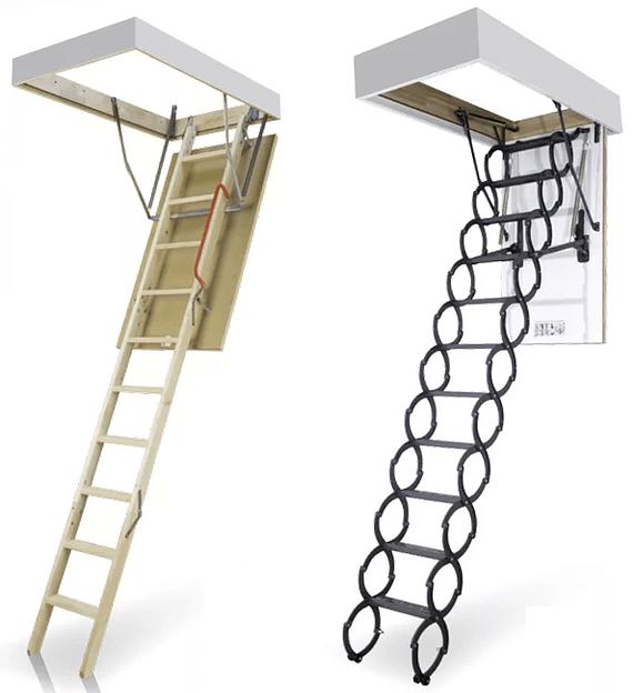 Чердачные лестницы фото 3