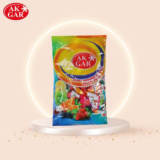 Конфеты карамельные с различными вкусами АК ГАР «Multi-Fruct» 750 г, опт фото 1