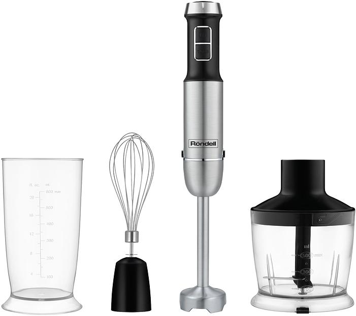 Блендер погружной Rondell RDE-1306 1200Вт черный/серебристый фото 2