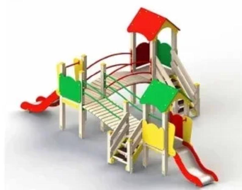 Детский игровой комплекс под заказ, код 8601-0113-0106 фото 1