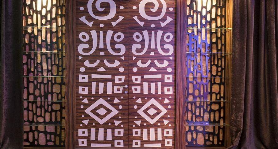 Стационарная перегородка NAYADA-Regina Line Fireproof из дерева противопожарная под заказ фото 3