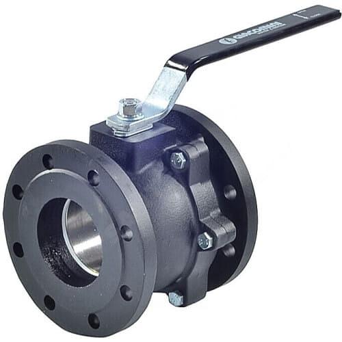 Кран шаровой чугун R740F Ду 300 Ру16 фл полнопроходной рукоятка Giacomini R740FLY030 фото 1