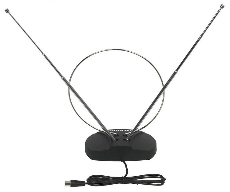 Антенна телевизионная Hyundai H-TAI120 7дБ пассивная черный фото 4