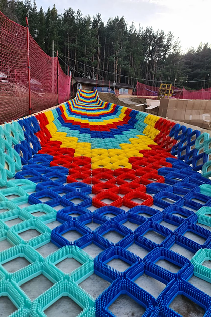 Покрытие для игровых площадок Snowtech цвет красный ОПТ фото 7