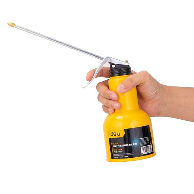 Заправочно-смазочный инструмент Deli Маслёнка стальная Deli DL2404 450мл фото 5
