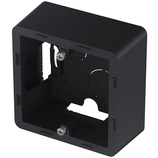 Legrand 673983 Коробка накладного монтажа - 1 пост - INSPIRIA - антрацит фото 4