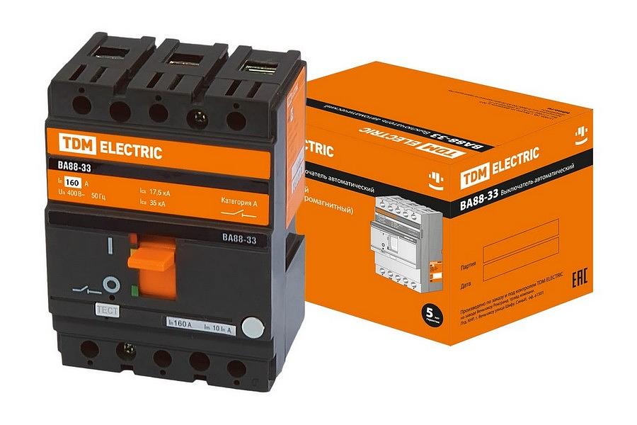 Автоматический выключатель ВА88-33 трехполюсной 160А 35кА (SQ0707-0013) фото 1