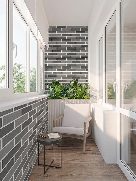 Декоративное покрытие АМК кирпич №200 микс серый ОПТ фото 7