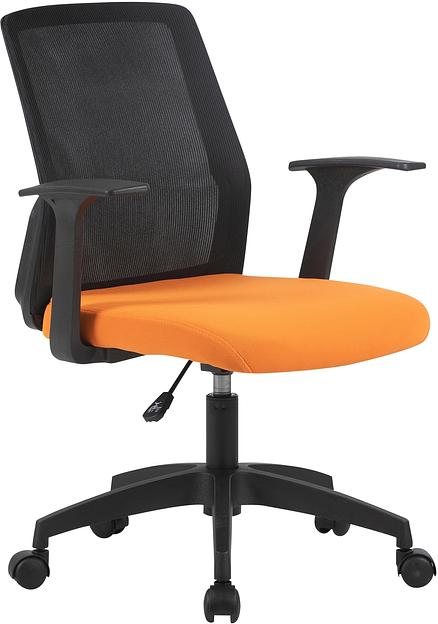 Кресло Cactus CS-MC222-BKOR черный сиденье оранжевый фото 1