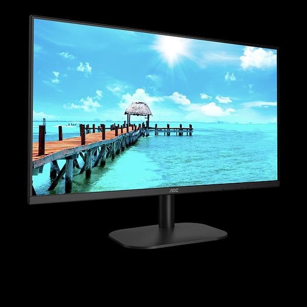 Монитор 27" AOC 27B2QAM 1920x1080@75Hz VA LED 16:9 4ms VGA HDMI DP 20M:1 178/178 250cd 4000:1 Tilt Speakers External Black (27B2QAM) фото 3