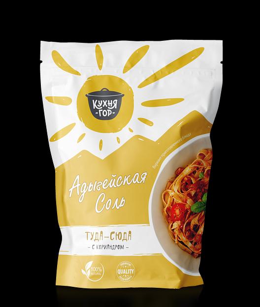Адыгейская соль «Туда-сюда» 350 г дой пак 20 шт ОПТ фото 1