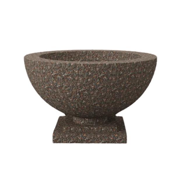 Вазон «L с подставкой» из композитного камня ОПТ фото 1