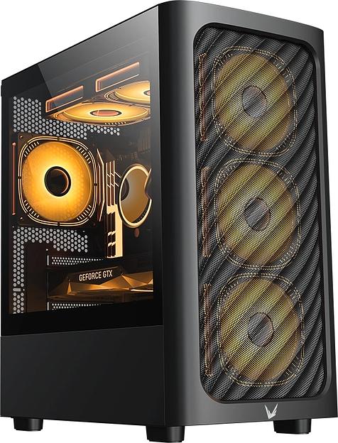 Корпус Formula Air Mesh G3 черный без БП mATX 4x120mm 2x140mm 2xUSB3.0 audio bott PSU фото 1