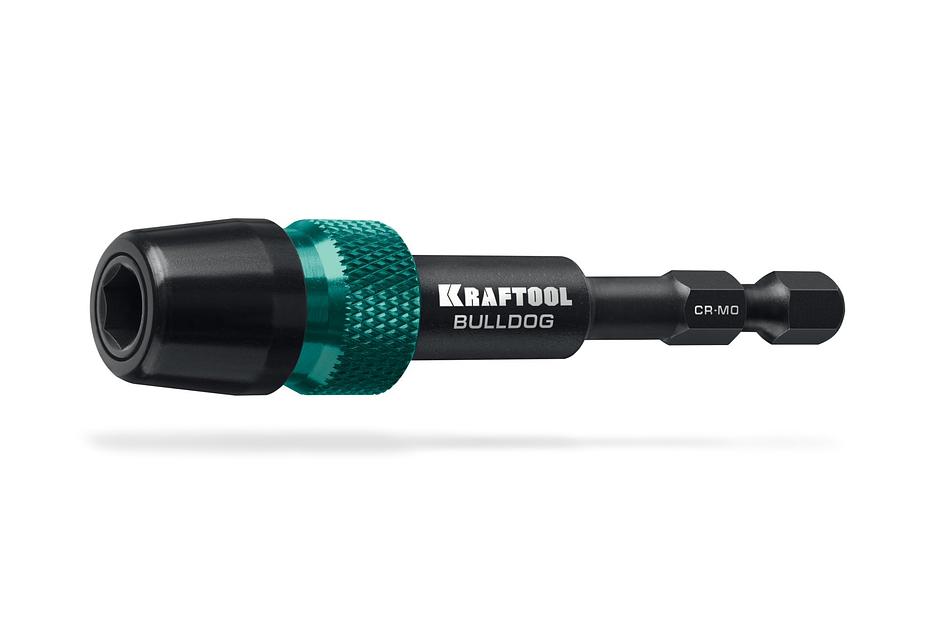 KRAFTOOL BULLDOG, 75 мм, адаптер с жесткой автоматической фиксацией для шуруповертов (26785-75) фото 1