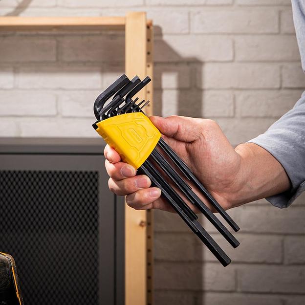 Ключи Deli Набор шестигранных ключей сверхдлинных Deli DL231309H 9 шт размеры 1,5,2,2,5,3,4,5,6,8,10мм, пластиковый держатель фото 8