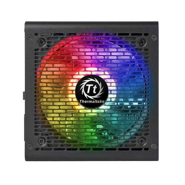 Блок питания Thermaltake ATX 600W Toughpower GX1 RGB 80+ gold (24+4+4pin) APFC 120mm fan color LED 8xSATA RTL фото 4