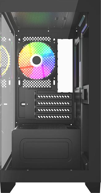 Корпус Accord ACC-350-02B черный без БП mATX 1x120mm 1xUSB2.0 1xUSB3.0 1xUSB3.1 audio фото 2