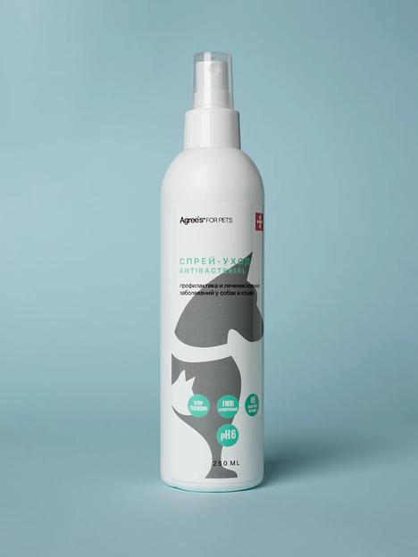 Лечебный спрей для кожи Agree’s FOR PETS для животных 250 мл, опт фото 1