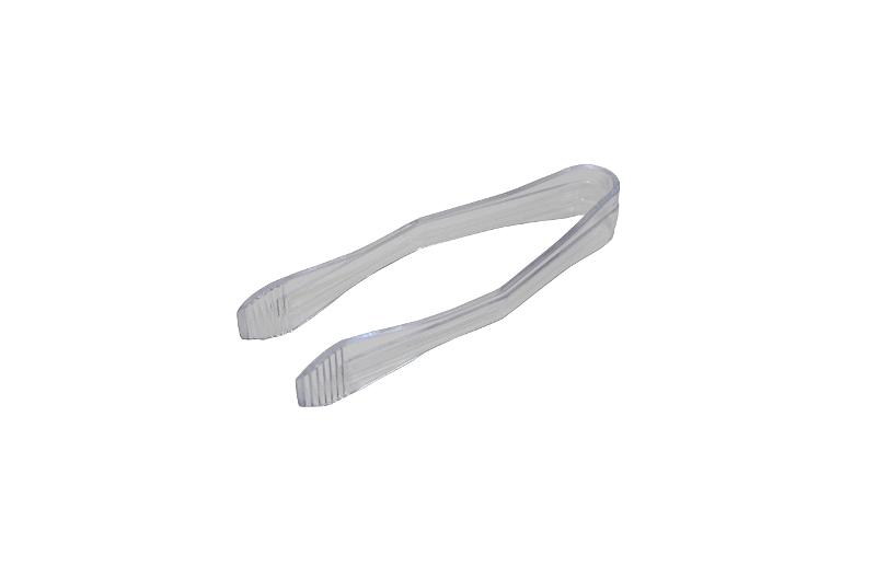 Щипцы для льда и сахара 12 см. прозрачные поликарбонат MG /1/20/ фото 1