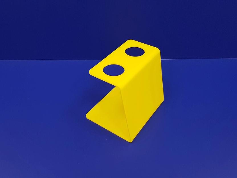 Подставка для двух рожков мороженого.(желтая) фото 1