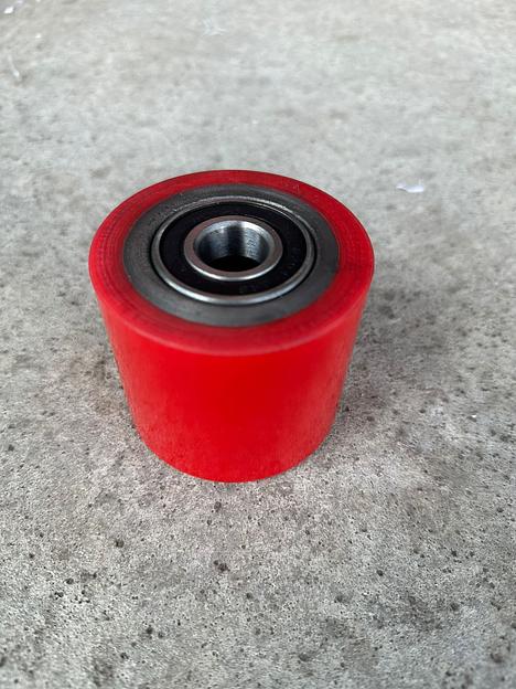 Ролик подвилочный в сборе для рохли, штабелеров 80х70 мм фото 1