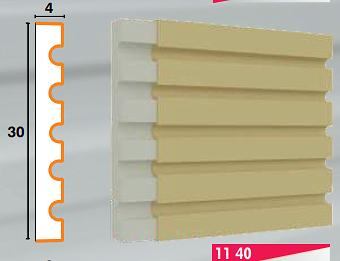 Наличники, подоконники из пенополистирола 4х30 см (11 40) ОПТ фото 1