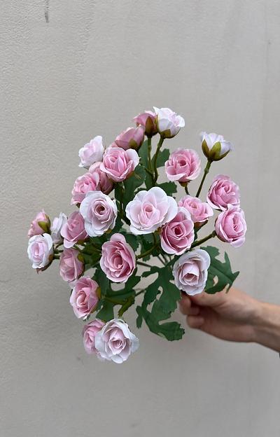 Искусственные цветы ПластЦвет «Изысканные мини розы» ОПТ фото 1