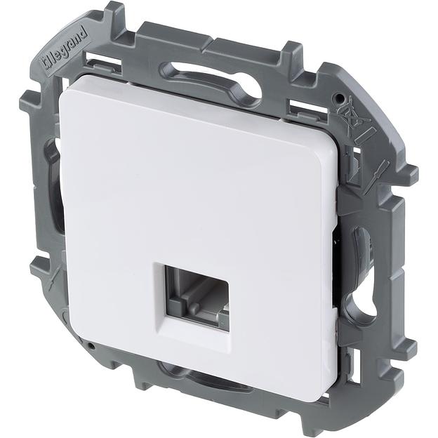 Legrand 673820 Телефонная розетка RJ11 - INSPIRIA - белый фото 3
