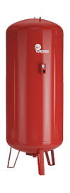 Бак расширительный WRV 1000 л 10 бар вертикальный Wester фото 1