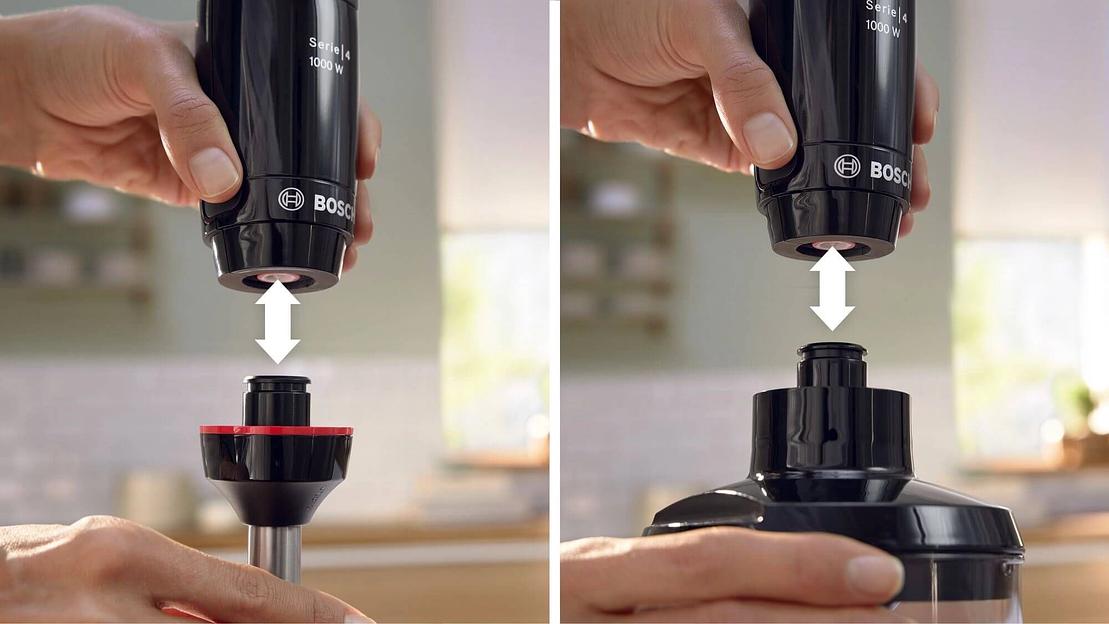 Блендер погружной Bosch MSM4B670 1000Вт черный фото 5