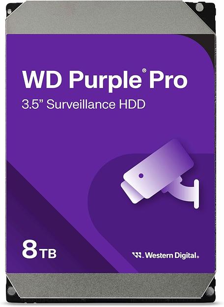 Жесткий диск/ HDD WD SATA3 8Tb Purple Pro 7200 rmp 256MB 1 year warranty фото 1