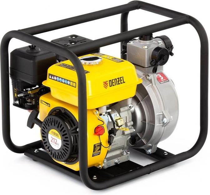 Мотопомпа Denzel PX-50H 600л/мин для чист.вод. (99203) фото 1