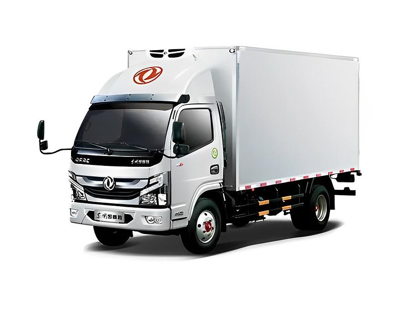 Изотермический фургон на шасси DongFeng белый, дизель, механика, 2023 г фото 1